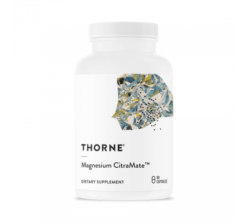 Цитрамат магния, Thorne Research, Magnesium CitraMate, 90 капсул